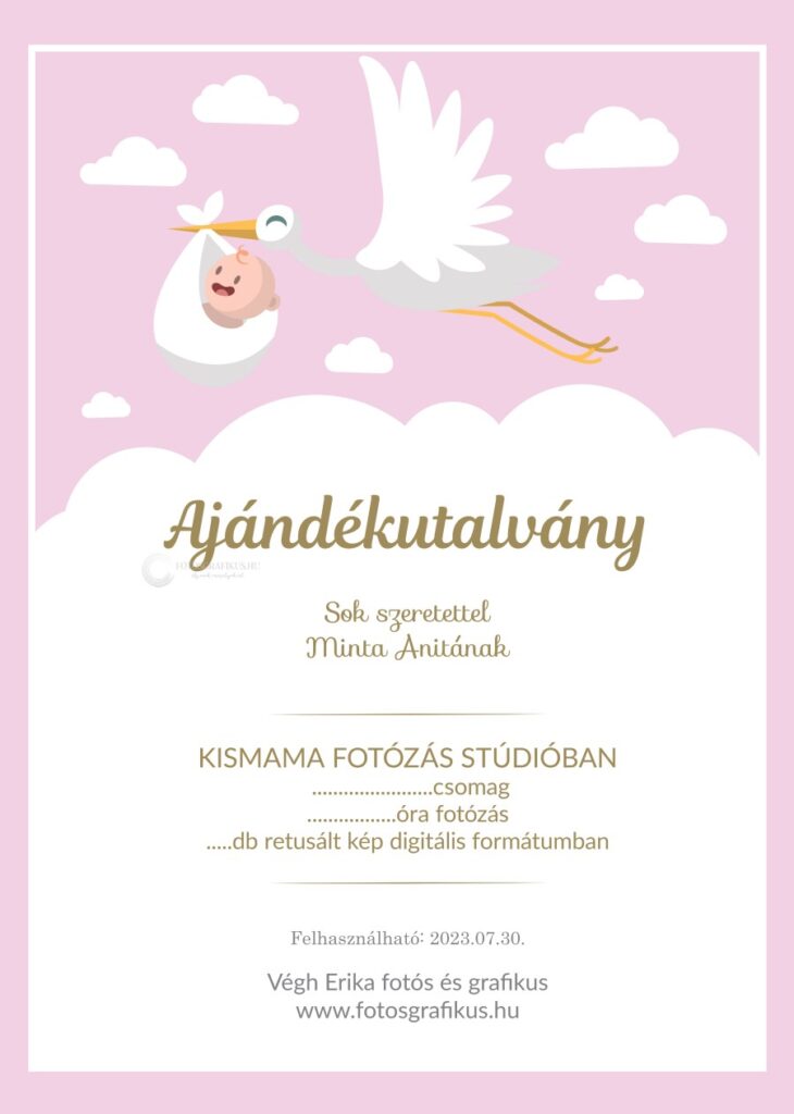fotózás ajándékutalvány