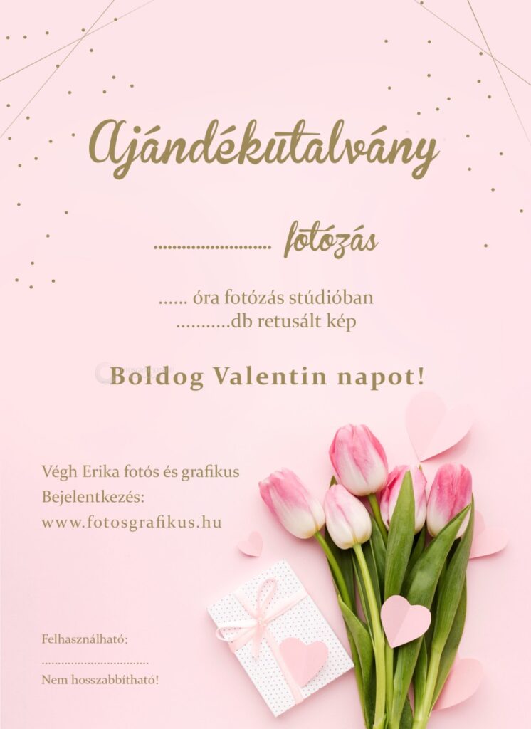 fotózás ajándékutalvány