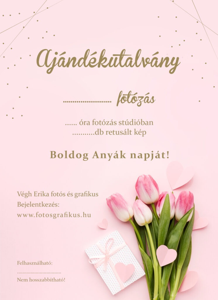 fotózás ajándékutalvány